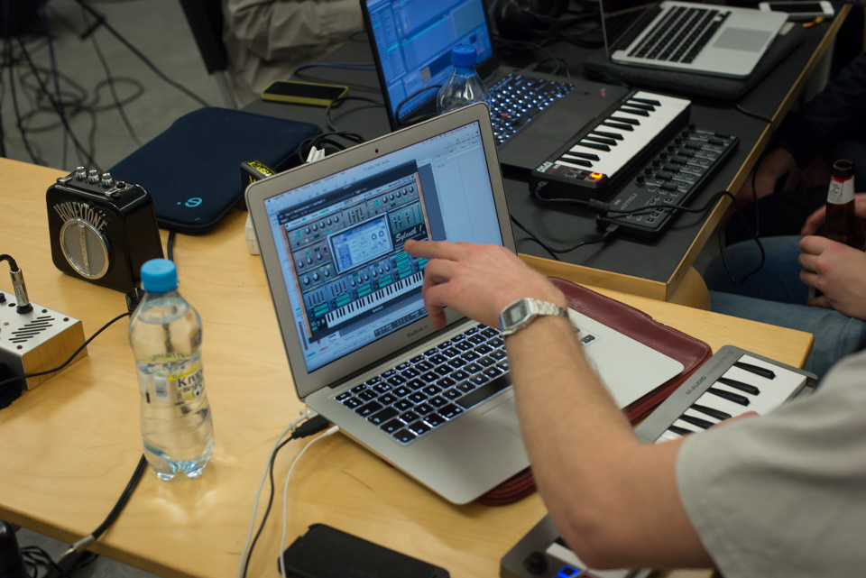 Spotkanie studentów na Wydziale Intermediów w Krakowie.